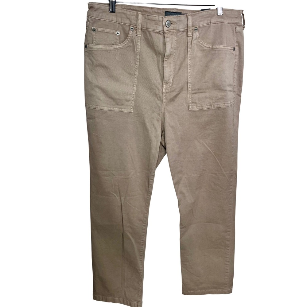Torrid Carpenter Pants Women 16T Tan High Rise Straight Leg Tall NWT